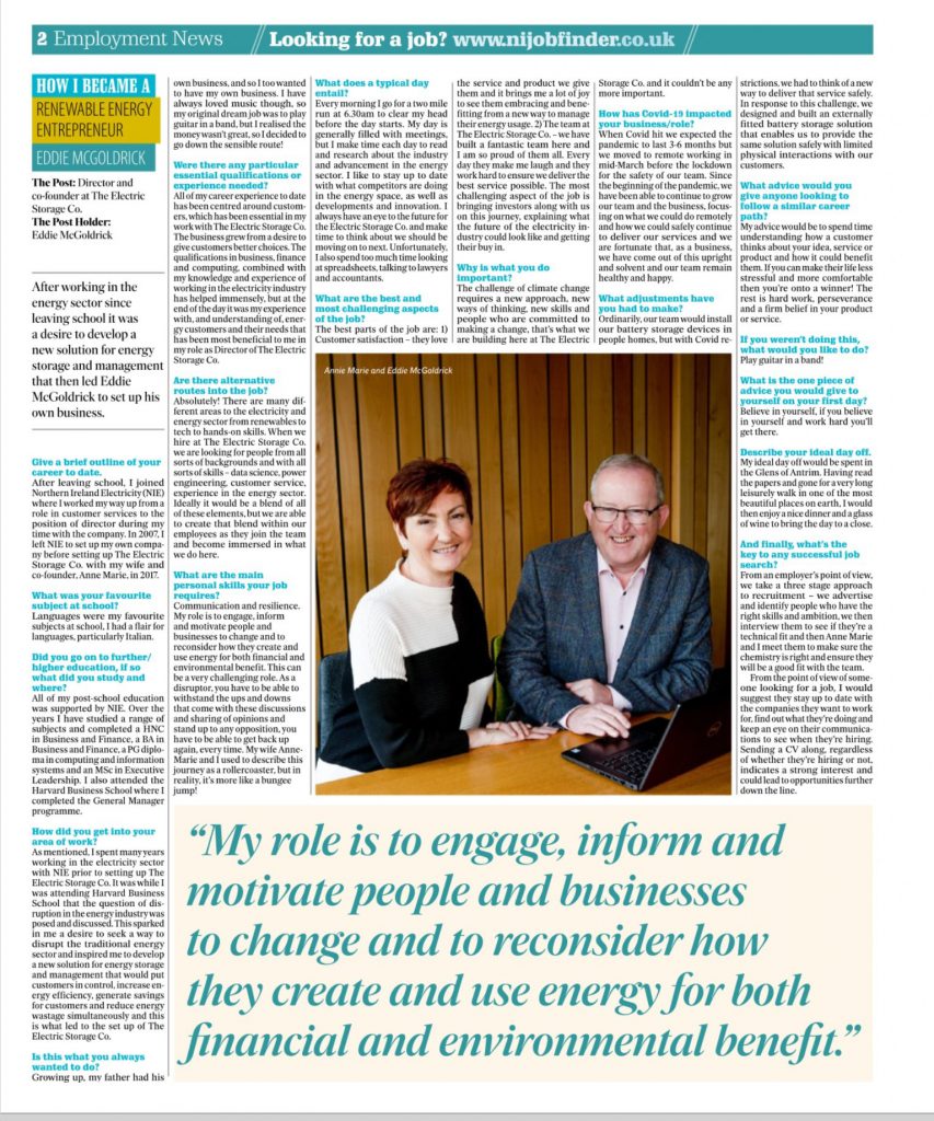 How I became a renewable energy entrepreneur